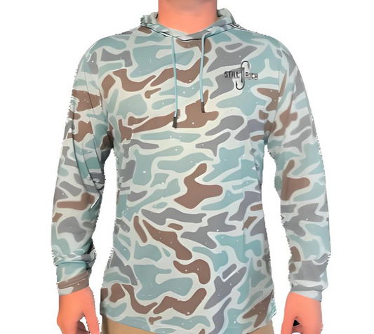 Long sleeve, hoodie, fishing, still rich, camo