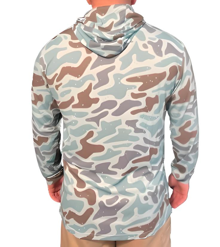 Camo sleeve hoodie hotsell