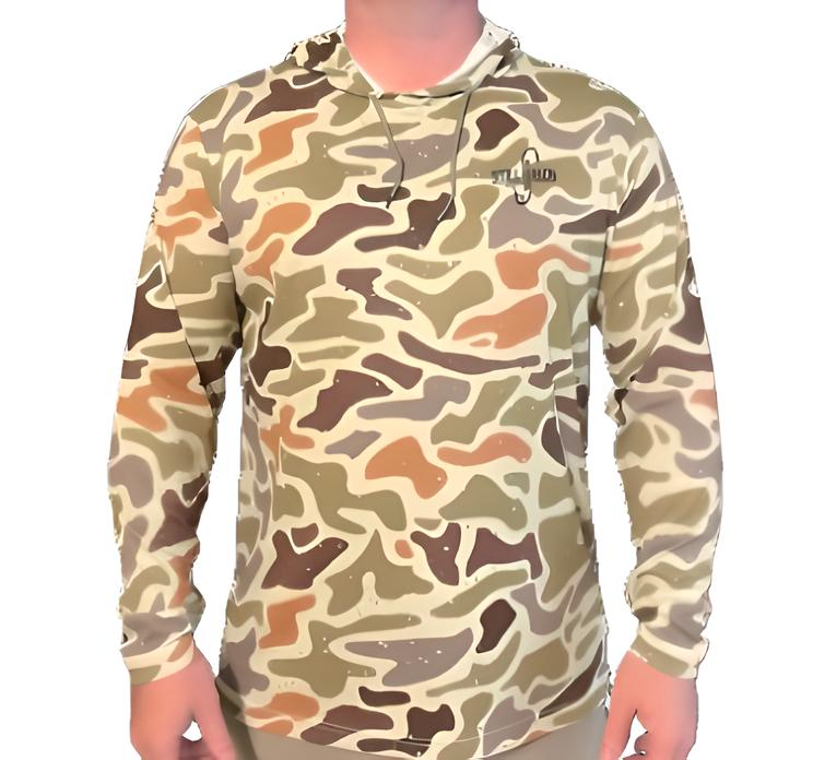 Long sleeve, hoodie, fishing, still rich, camo